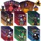 Halloween Crafts Stickers 48 PCS Halloween Classroom Favors Stickers, Cute Halloween Party Games Supplies Halloween Toys Gifts Witch, Zombie, Pumpkin